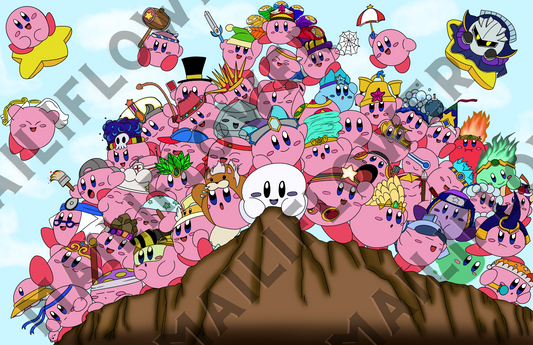 Kirby Abilities Print