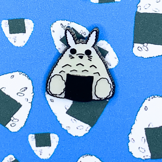 Totoro Onigiri Enamel Pin