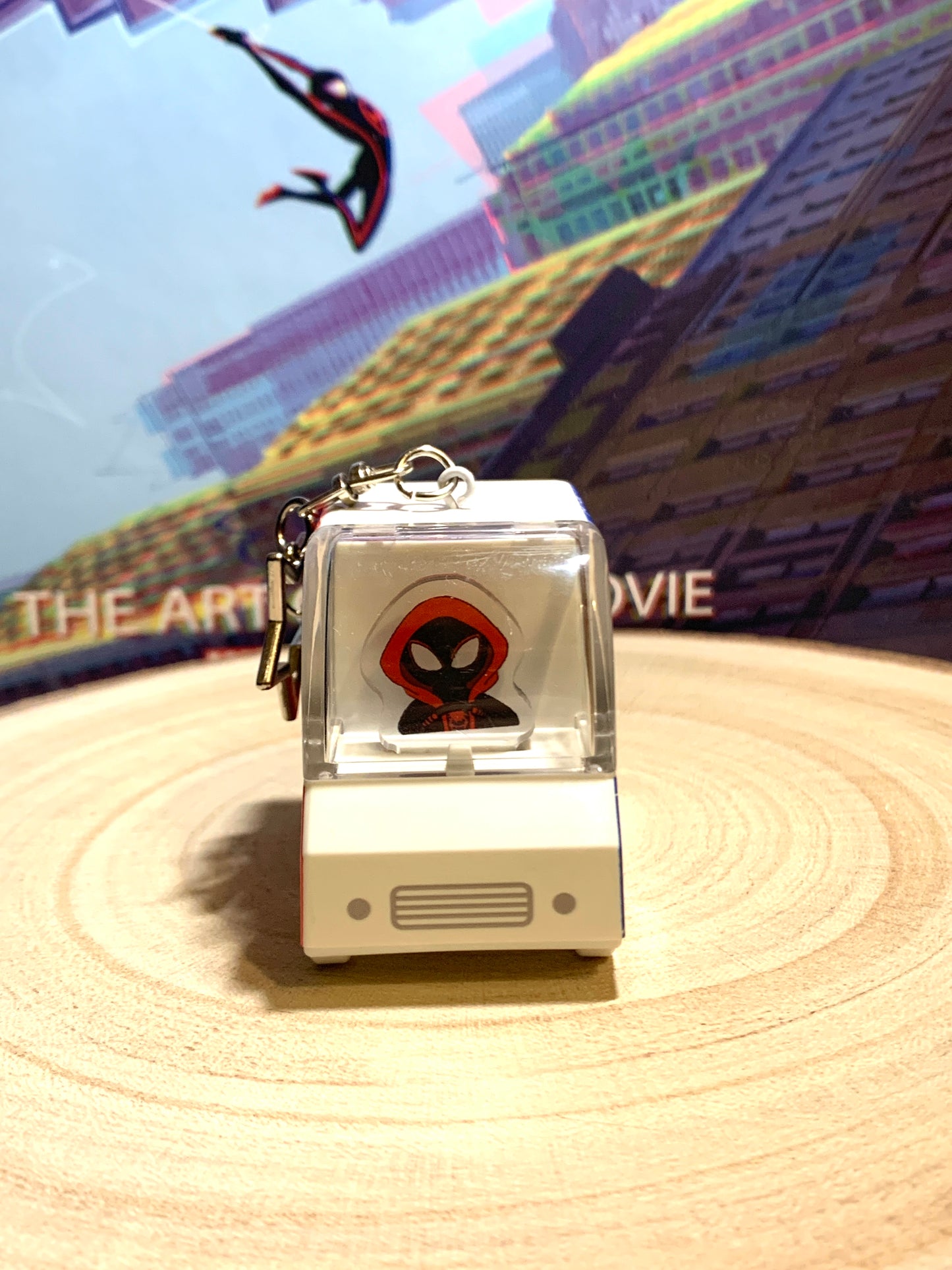 Spiderverse 3D Food Truck Keychain