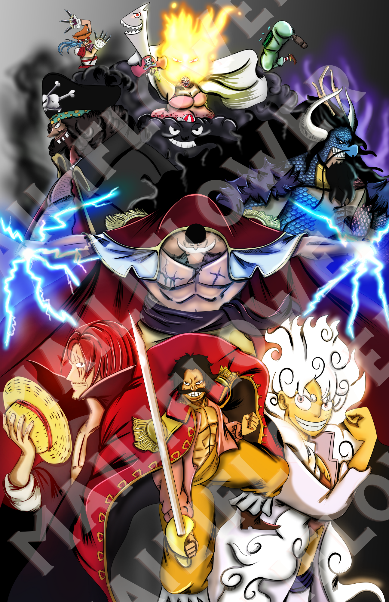 One Piece Yonko Print